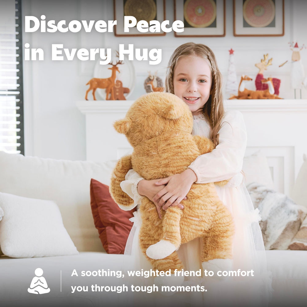 IKASA huggable plush companion suitable for sleep and reading.