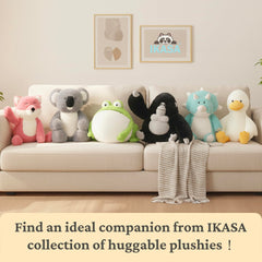 IKASA monkey plush for toddler play and imaginative adventures