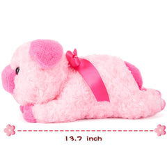 IKASA pig plush in warm fabric, perfect for kids' playtime