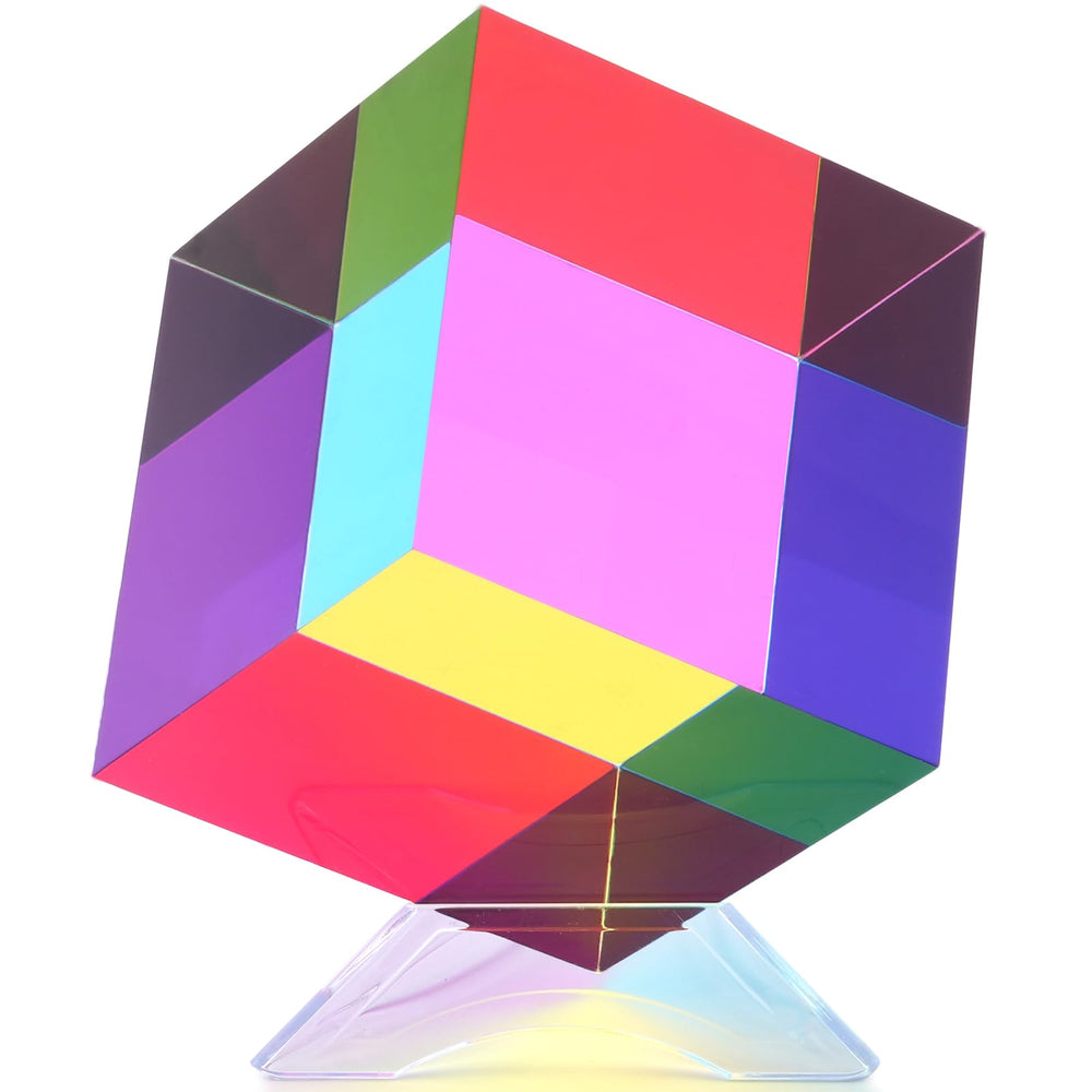 iKeelo Color Cube 80mm with cyan, magenta, yellow sides for vibrant color play.