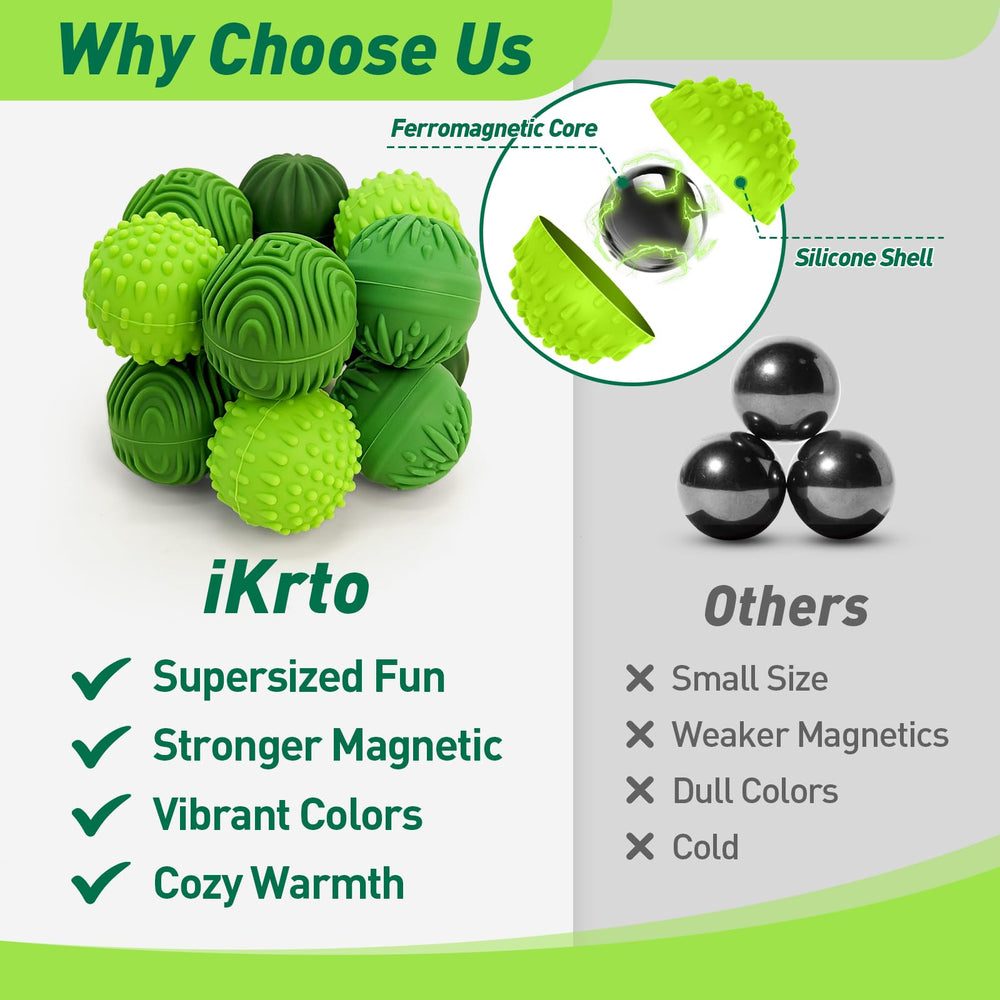 iKrto organizer-case keeps eight magnetic balls safely stored and ready