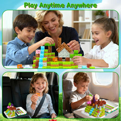 iLacven safe ABS blocks provide durable, kid-friendly play