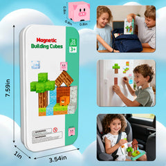 iLacven blocks enable open-ended play and creative structural designs.