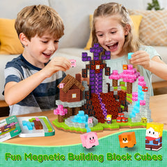 iLacven Magnetic Blocks offer quiet, engaging entertainment for travel