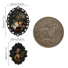 iland 14 miniature paintings set adds vivid scenes to dollhouse walls