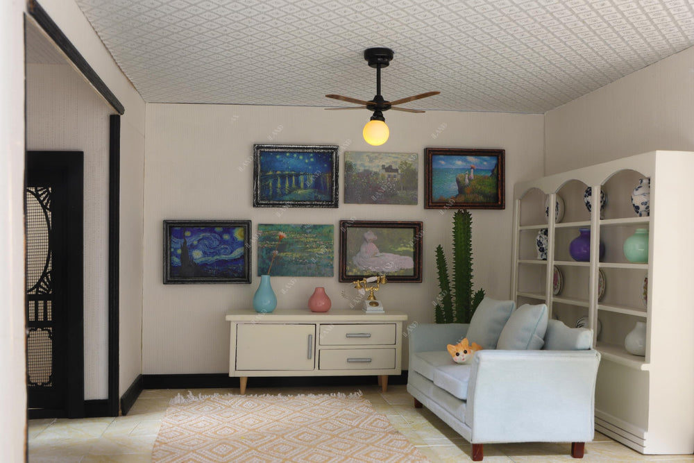 iland dollhouse frame metal-look finish gives a premium, authentic feel.