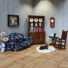 iland dollhouse mini dogs feature hand-painted details for realistic miniature scenes.