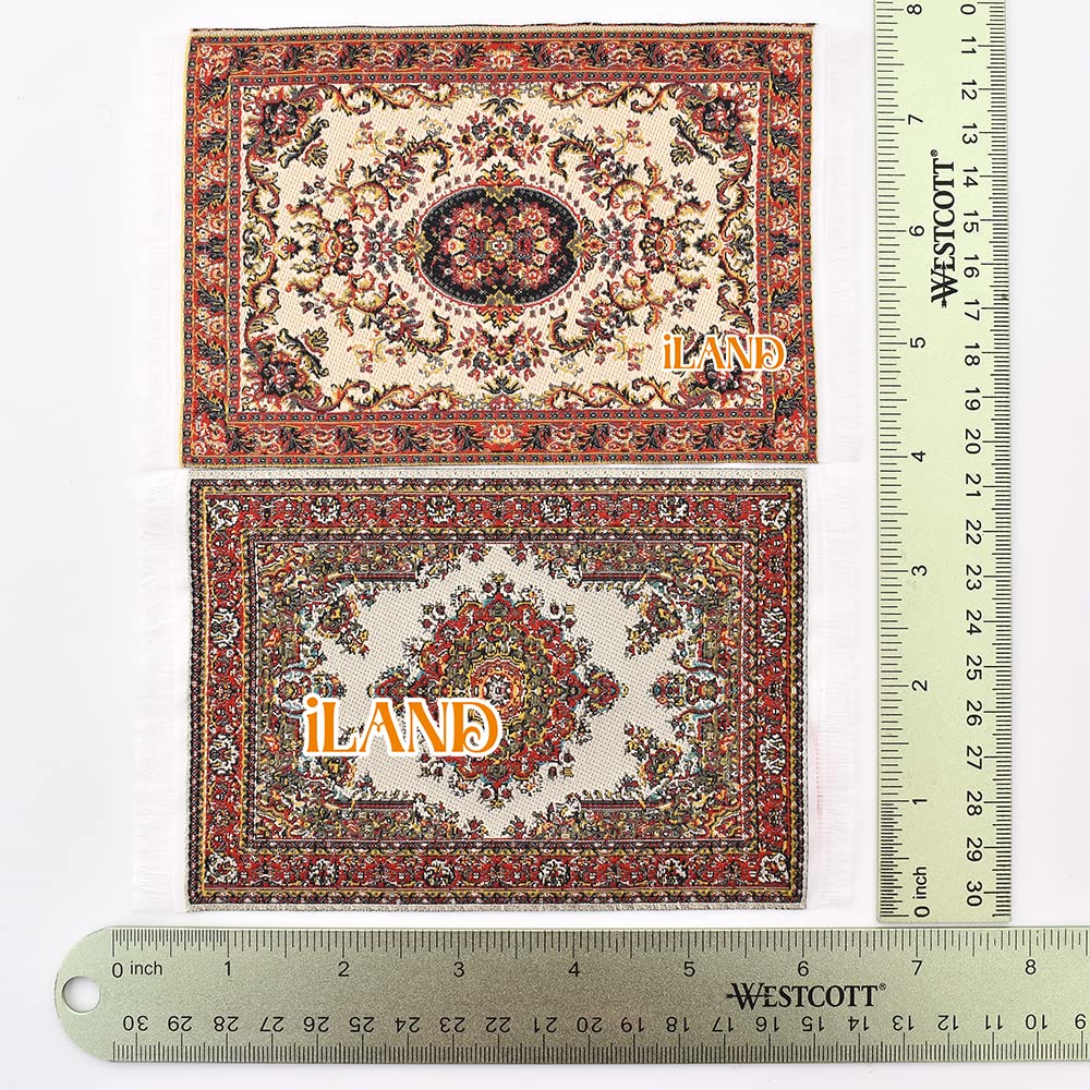Fine workmanship and durable rayon weaving for repeated photography with iland rugs