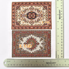Fine workmanship and durable rayon weaving for repeated photography with iland rugs