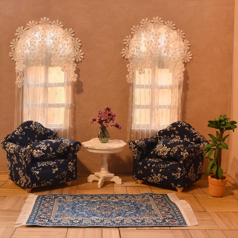 iland study rug adds cozy ambiance to tiny home offices.