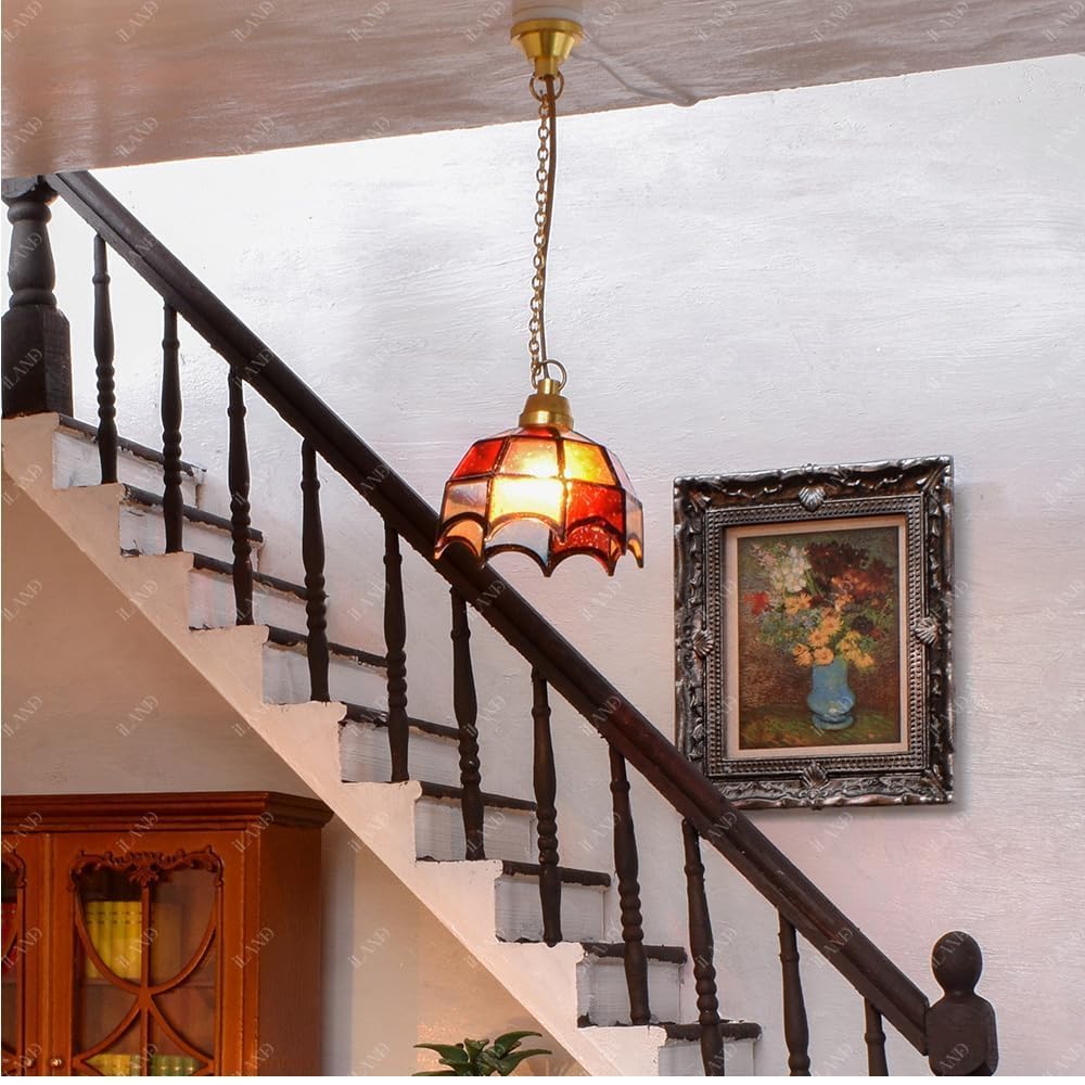 iland warm glow miniature dollhouse lamp enhances cozy scenes