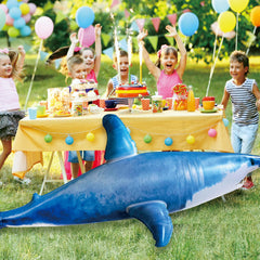 ILEISURELY shark toy quick-inflate valve close-up helps fast setup.