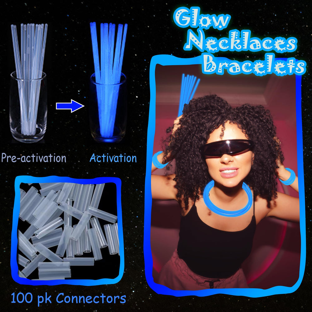 ILHSTY glow sticks activation to bend and shake for glow