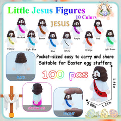 ILHSTY mini Jesus figurines in assorted colors ideal for party favors