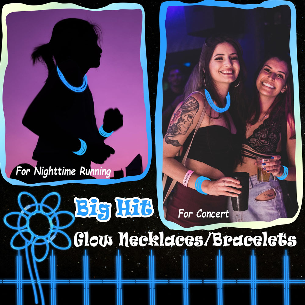 ILHSTY non-toxic waterproof glow sticks suitable for all ages