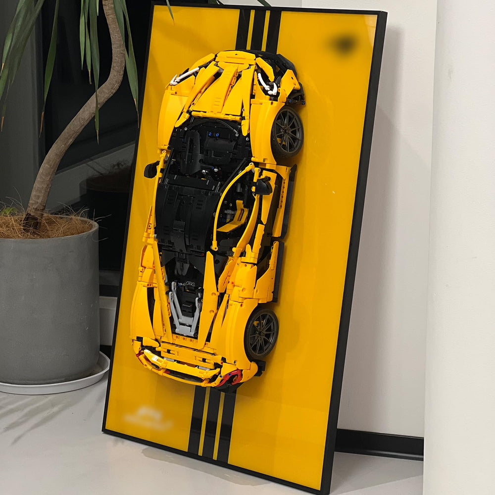 iLuane Display Wallboard packaging shows included hardware for quick mounting.