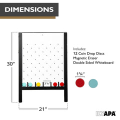 Ilyapa board double-sided display drawing attention and attendees.