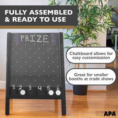 Ilyapa Board Large Prize Drop Game in use to engage attendees.