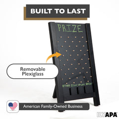 Ilyapa board large sign 14x24 creates high visibility and foot traffic.
