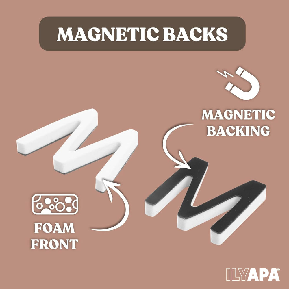 Ilyapa uppercase-lowercase magnets cover big and small letters