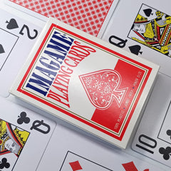 IMAGAME red poker deck, vivid color and reliable durability.
