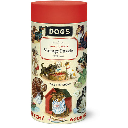 Cavallini & Co. Vintage Dogs Puzzle β 1000 Pieces