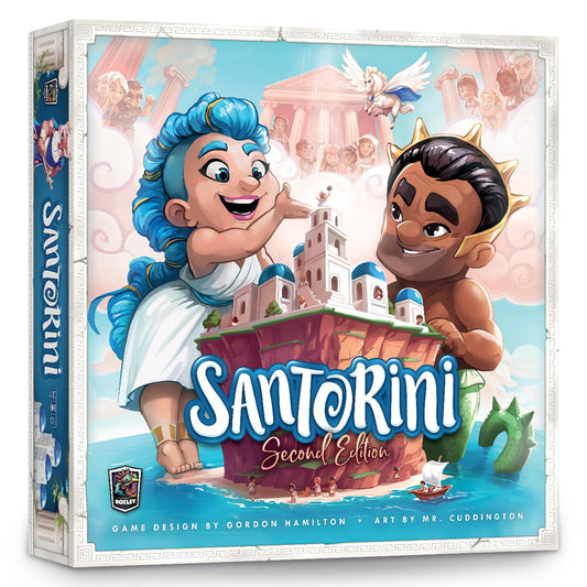Santorini: Second Edition β Roxley Games | Accessible Strategy Game for Ages 8+, About 20 Minutes