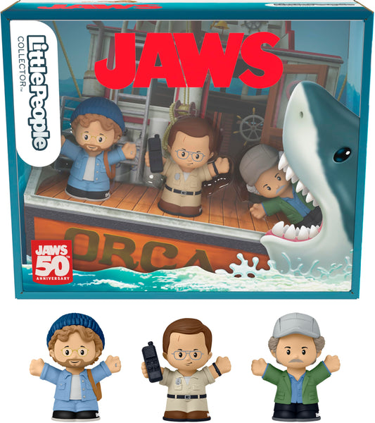 Little People COLLECTOR Jaws Movie Special Edition Set β 3 Figures Display