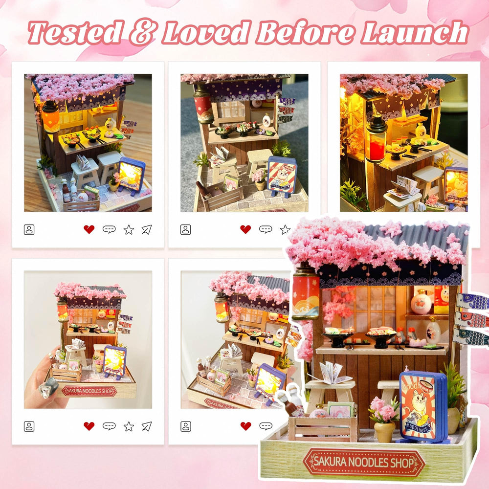 Flever dollhouse toolkit included for easy DIY assembly.