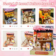 Flever dollhouse toolkit included for easy DIY assembly.