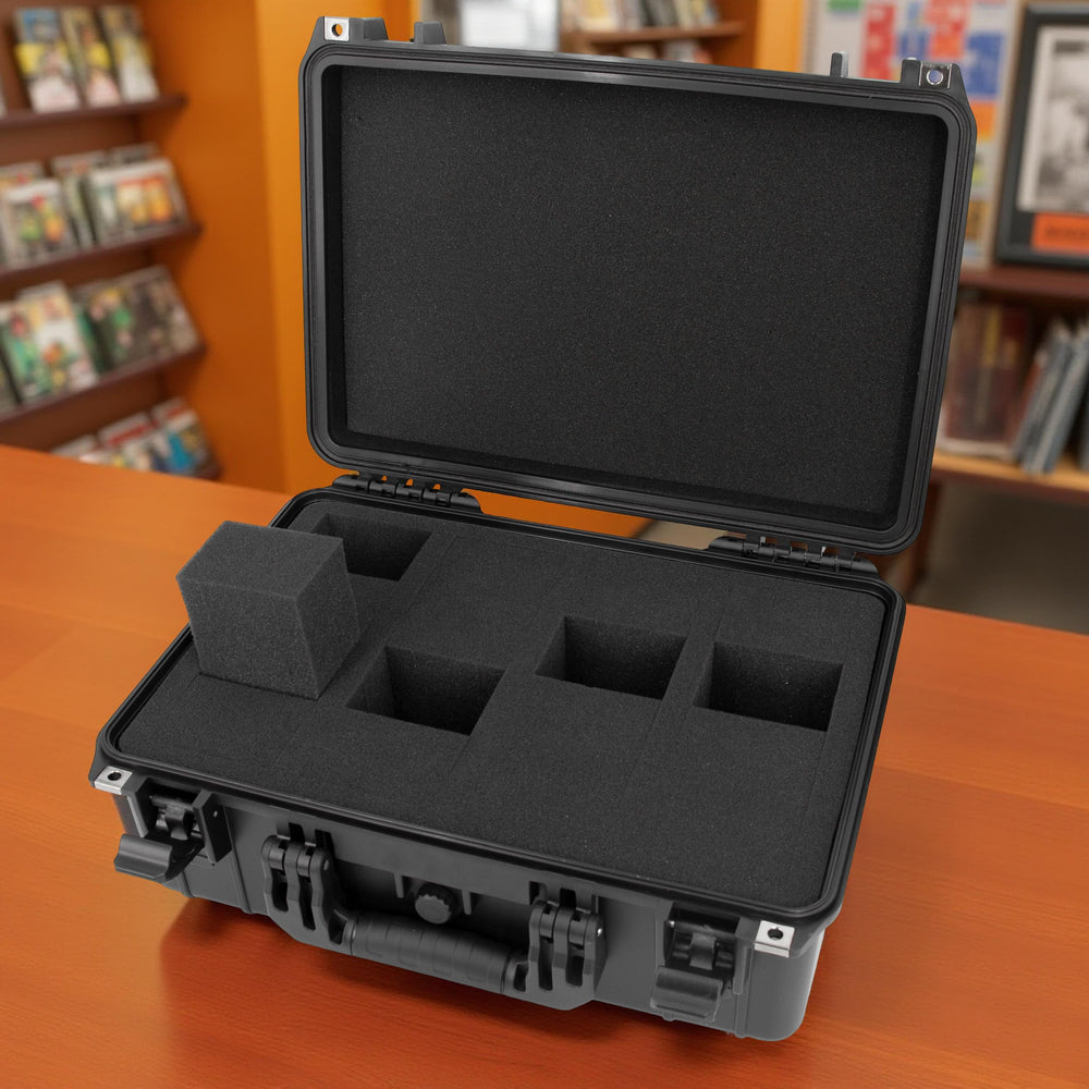 CASEMATIX compatible with 120+ graded slabs and loose cards for flexible storage