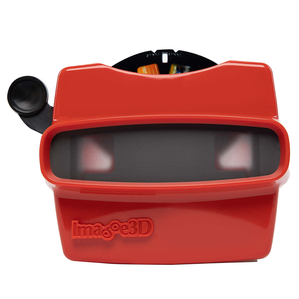IMAGE3D Custom Viewfinder red front view showcases retro charm for kids and adults.