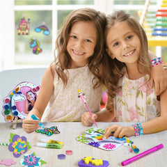 Imagimake Fabulous Craft Kit: stamp art unleashes pattern ideas and storytelling potential.