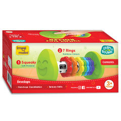 Imagimake Tummy Time Roller ideal early gift for 3+ months with non-toxic materials.