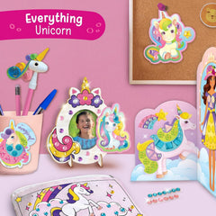 Imagimake unicorn stickers and diamonds for sparkling, decorative crafts.