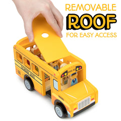 Imagination Generation Back to School Bus big yellow bus appeals to little hands