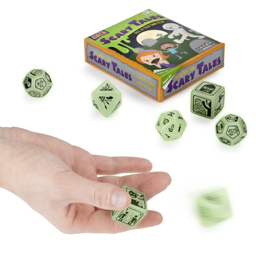 Imagination Generation Story Time Dice eight eerie settings fuel varied adventures.