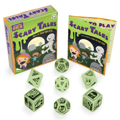 Imagination Generation Story Time Dice glow-in-the-dark highlight for immersive night storytelling.