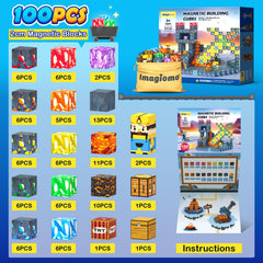 Imagiomo mine blocks let kids build tunnels and caverns for STEM-inspired exploration.