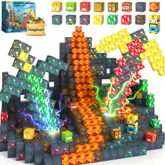 Imagiomo 100pcs magnetic blocks pack sparks imaginative play and creative building.