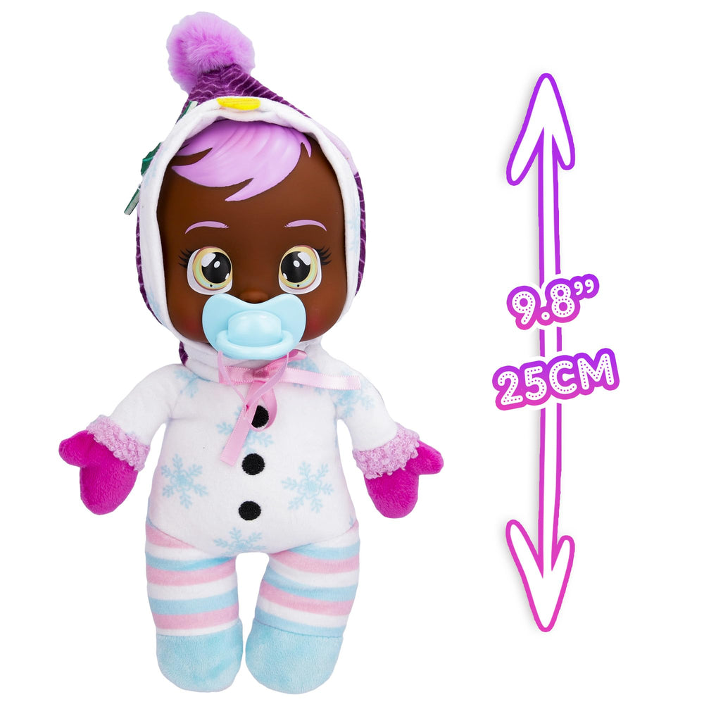 Holly includes a matching pacifier for authentic pretend care.