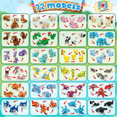 Children building with IMCUAMK forest animals highlighting hands-on learning