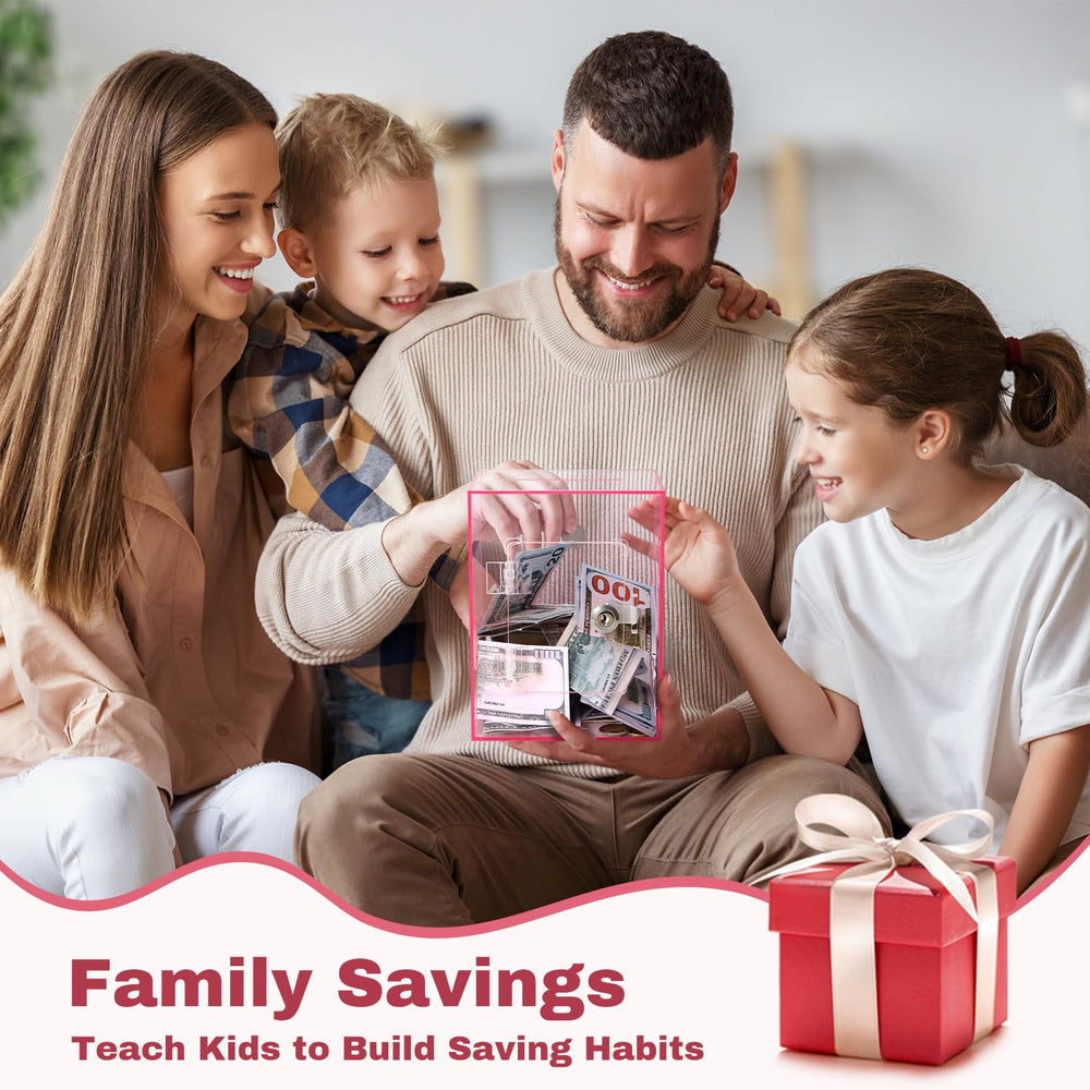 Imeepa ideal gift option piggy bank for kids and families learning budgeting