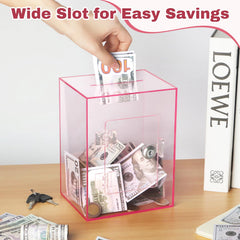 Imeepa wide slot piggy bank enabling quick deposits and easy savings