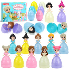 iMiibel princess egg designs in vibrant colors for a festive egg hunt