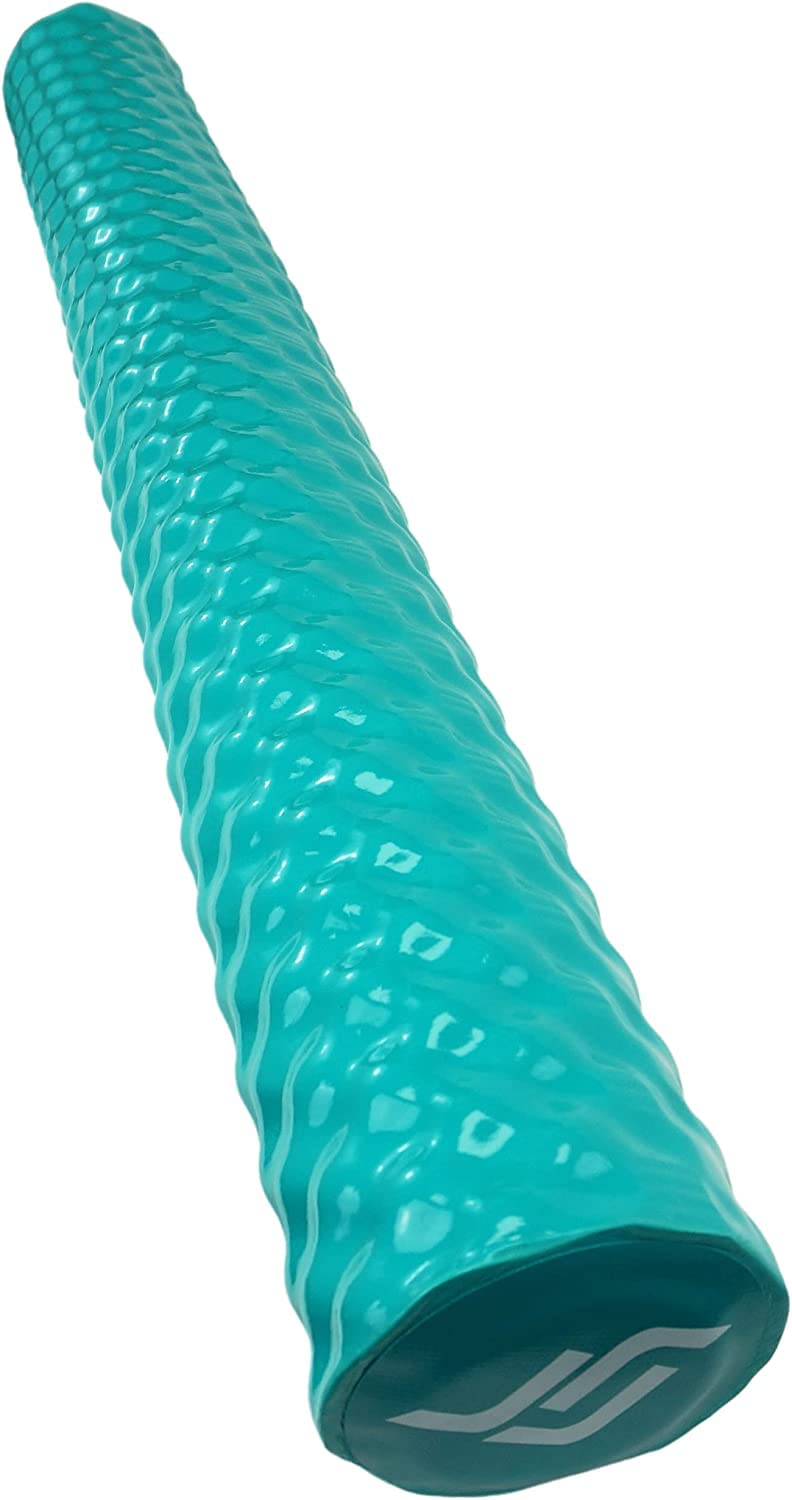 IMMERSA teal jumbo pool noodle front view, bold color for summer pool fun