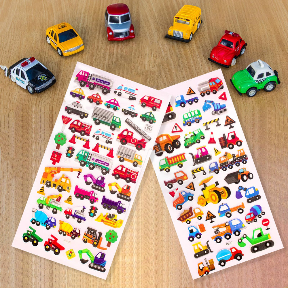 IMNEXT2U 3D Puffy Stickers animals jungle sheet sparks stories and color exploration.