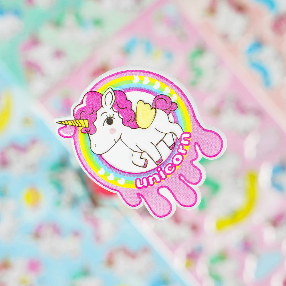 IMNEXT2U Puffy Stickers feature a variety of characters to spark imagination.