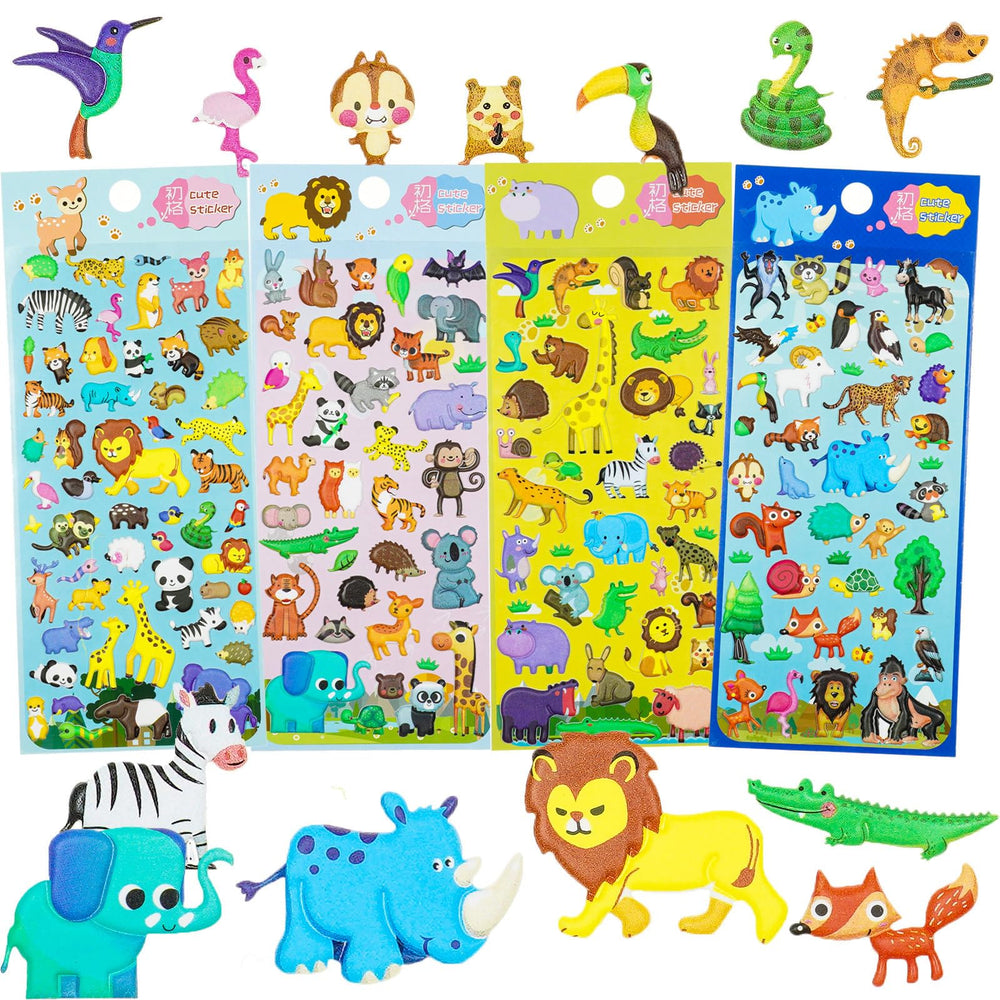 IMNEXT2U Triceratops 3D stickers boost creative play and fine motor skills.