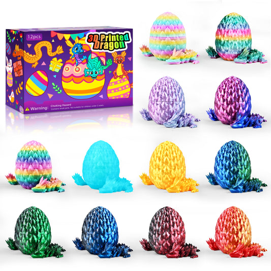 Impossmaker crystal dragon egg with color inside, a tactile fidget-ready display.
